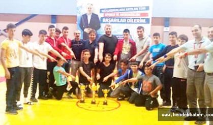 Hendekli sporcular yine şampiyon oldu