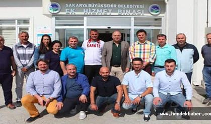 Karate antrenörleri ve idarecileri ile bir araya geldi