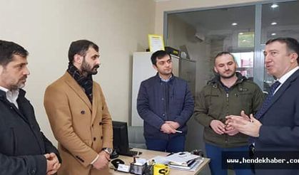 İlçe Teşkilatını  ziyaret etti.