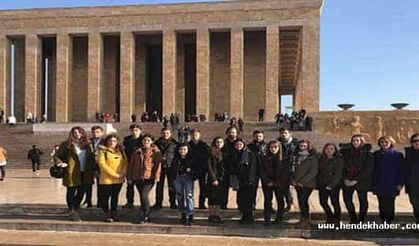 Bir dizi ziyaret için Ankara’ya gittiler
