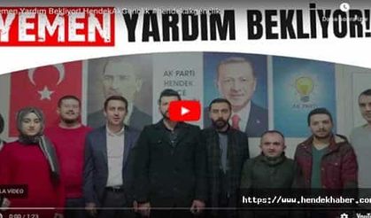 Yemen yardım kampanyası için video çektiler