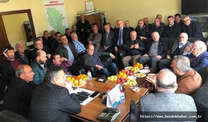 Babaoğlu Hendek Muhtarlar Derneğini Ziyaret Etti
