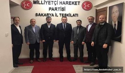 Cumhur İttifakı Adayı MHP İl Başkanlığını ziyaret etti