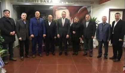 Hendekli Partililer Yeni İl Başkanını ziyaret etti