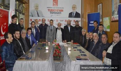 Saadet Partisi Hendek Teşkilatı Seçim Çalışmalarına Başladı