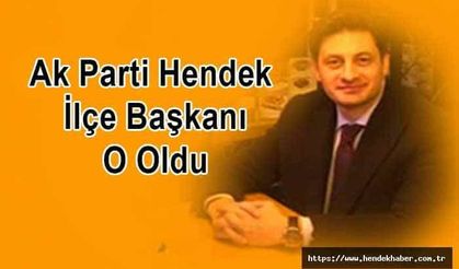 Yeni İlçe Başkanı O Atandı...