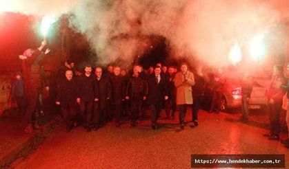 Hendek Çiftlik Mahallesinde ‘paşa’ gibi karşıladılar