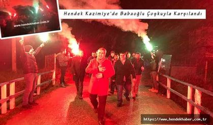 Hendek Kazımiye'de Babaoğlu Çoşkuyla Karşılandı