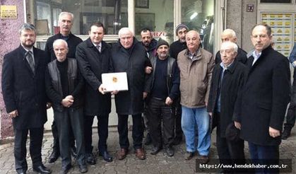 Oğuldan Babaya Anlam dolu plaket