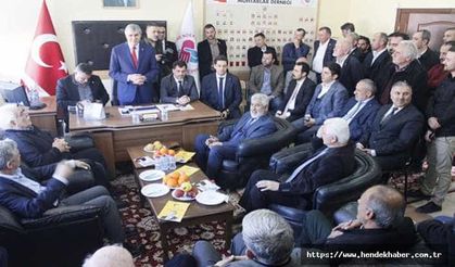 Yüce ve Sofu Hendek'te Ziyaretlerde bulundular