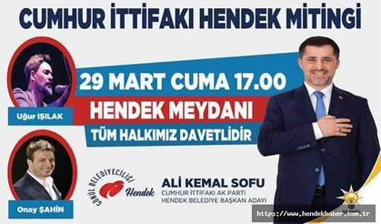 Cumhur İttifakı Hendek Mitingine hazırlanıyor