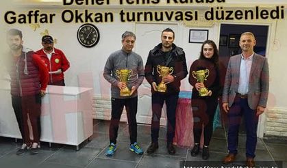 Denef Tenis Kulübü Gaffar Okkan turnuvası düzenledi
