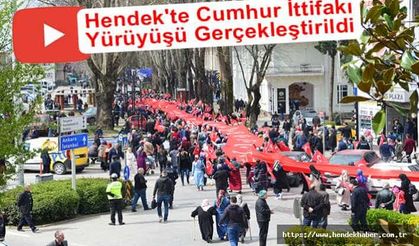 Hendek'te Cumhur İttifakı Yürüyüşü Gerçekleştirildi