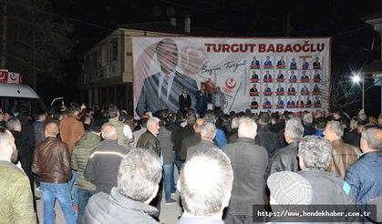 Babaoğlu, projelerini sahada, bir bir anlatıyor...