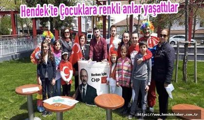 Hendek'te Çocuklara renkli anlar yaşattılar