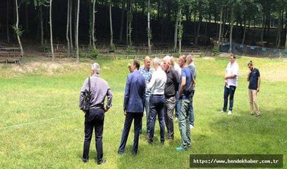 Hendek güreş alanında hazırlıklar planlanıyor