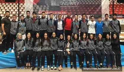 Hendekli sporcular Gaziantep’ten madalyalarla döndüler