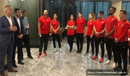Karate Milli takımının sporcuları Hendek'e kampa geldi