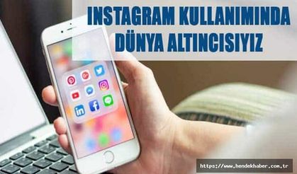 Türkiye Instagram kullanımda dünya ile yarışıyor