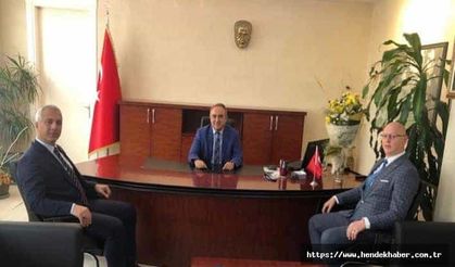 Hendek'te Kaymakam Acır’a ziyarette bulundu