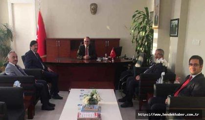 Milli Eğitim’den Hendek Kaymakamı Acır’a Ziyaret