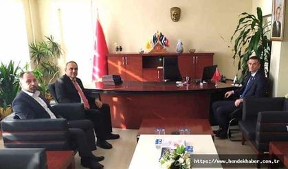 Vekil Dikbayır dan Yeni Hendek Kaymakamına Ziyaret