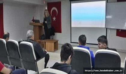 Hendek'te Öğrencilere yönelik madde ve teknoloji bağımlılığı konulu seminer düzenlendi