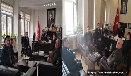 Chp Hendek Yeni İlçe Başkanı Emniyet Birimlerini ziyaret etti