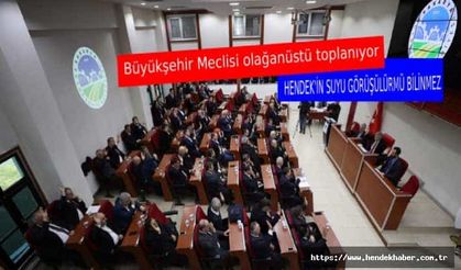 Büyükşehir Meclisi olağanüstü toplanıyor