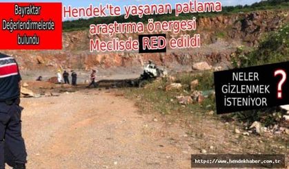 Hendek'te Bayraktar Değerlendirmelerde bulundu