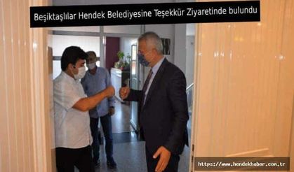 Beşiktaşlılar Hendek Belediyesine Teşekkür Ziyaretinde bulundu