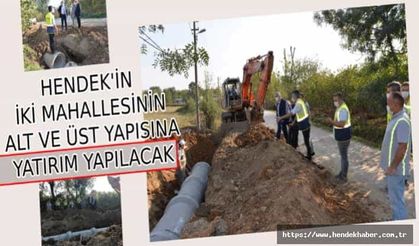 Hendek Altyapı ve Üst Yapı Çalışmalarını inceledi…