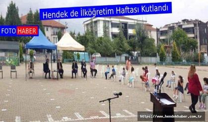 Hendek de İlköğretim Haftası Kutlandı