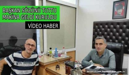 Bayraktar Hendek Yeni Mahalle Spora verdiği sözü yerine getirdi...