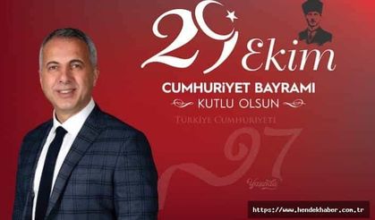 Cumhuriyet Bayramının 97.yılı nedeniyle kutlama mesajı yayınladı.