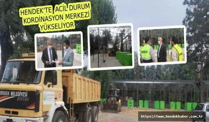 Hendek Afet ve Koordinasyon Merkezi inşa çalışmalarını inceledi