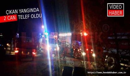 Hendek de korkutan yangın…