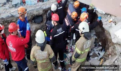 Hendekli arama kurtarma ekibi deprem bölgesinde