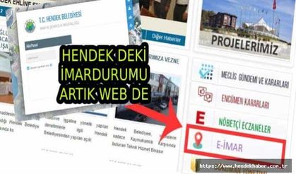 Hendek'te E-İmar sorgulama dönemi başladı…