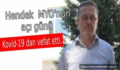 Hendek de Akademisyen Öğretmen Kovid-19 dan vefat etti.