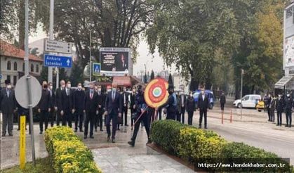 Ulu Önder Gazi Mustafa Kemal Atatürk Hendek’te Törenle Anıldı
