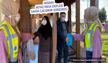 Hendek Beyaz Masa ekipleri hafta sonu yaşlıların yanındaydı