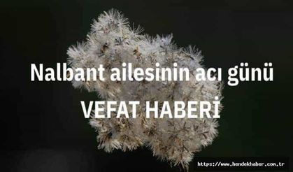 Hendek de Muhtar Nalbant Ailesinin acı günü
