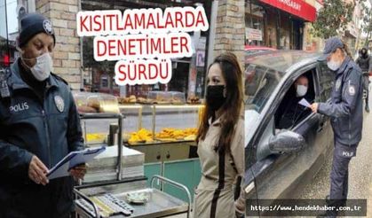 Kısıtlamalarda Hendek Polisi denetimleri sürdürdü…