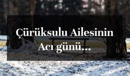 Hendek de Çürüksulu ailesinin acı günü...