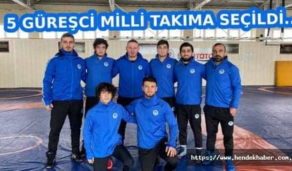 Güreş Takımının 5 Sporcusu Milli Takıma Seçildi...