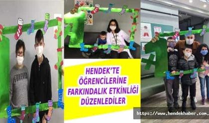 Hendek de Farkındalık Günü kapsamında etkinlik düzenlediler.