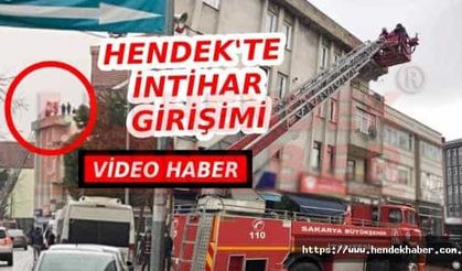 Hendek de intihar girişimi yaşandı....