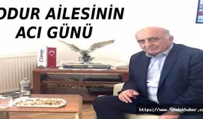 2.OSB Başkanı Şükrü Bodur’un acı günü
