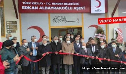 Hendek Kızılay Aşevi açılışı gerçekleştirildi…